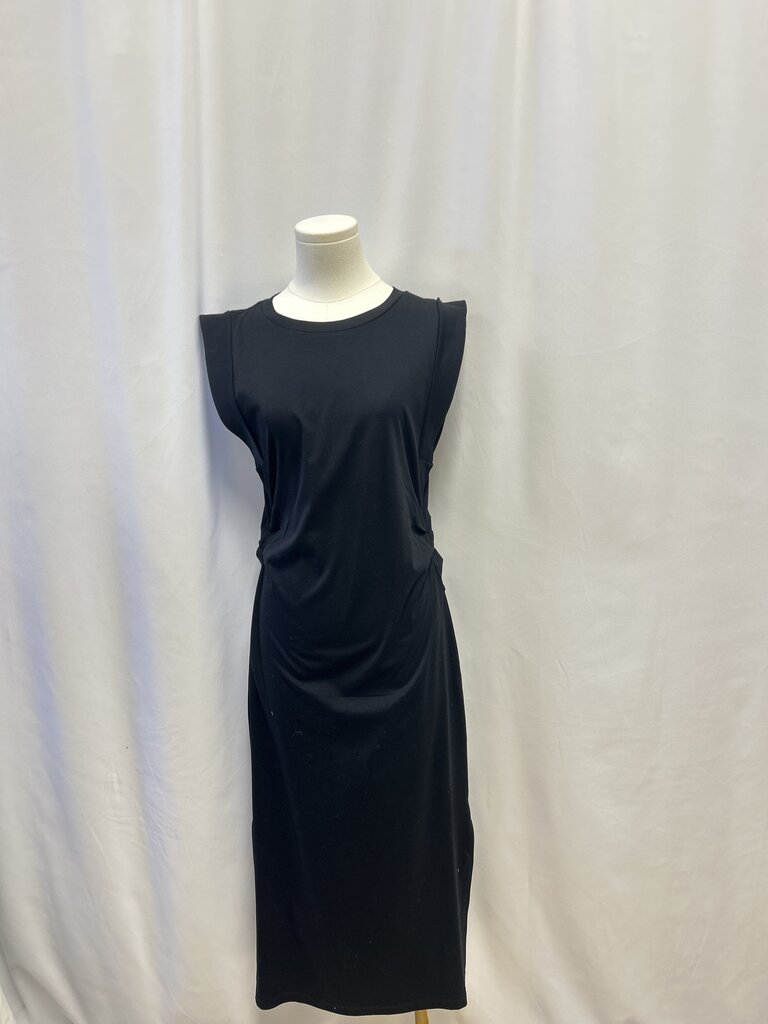 Vince Black Open Back Maxi Dress NWT