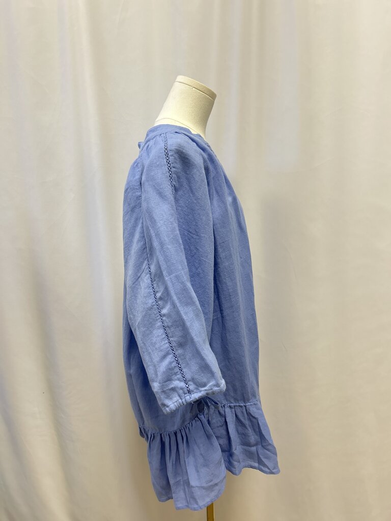 Boteh Cornflower Linen Dress