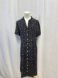 HVN Black Stars Button Up Dress