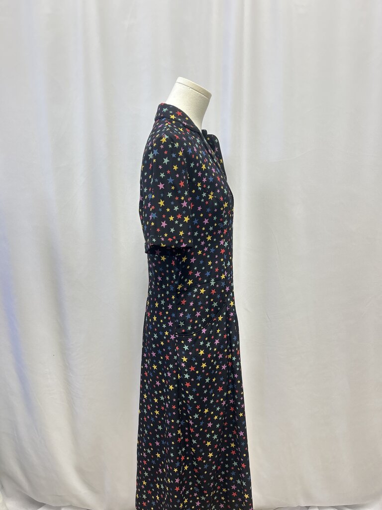 HVN Black Stars Button Up Dress