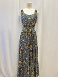 La DoubleJ Cobalt Printed Belted Dress