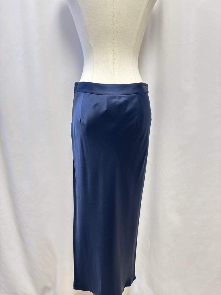 TWP Blue Satin Maxi Skirt NWT