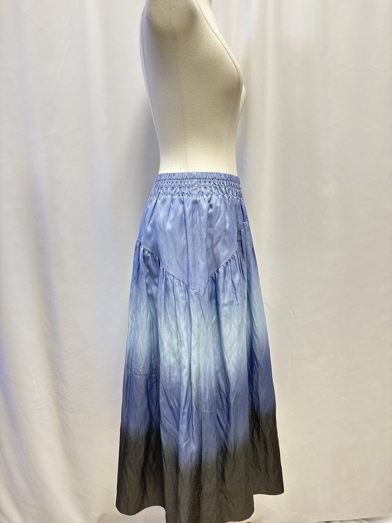 Vince Blue Ombre Maxi Skirt