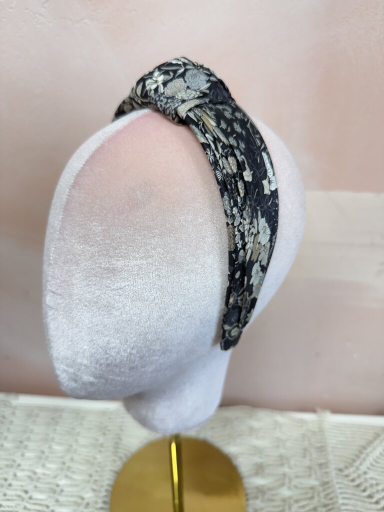 Hermes Black Knot Bloom Headband w/Box