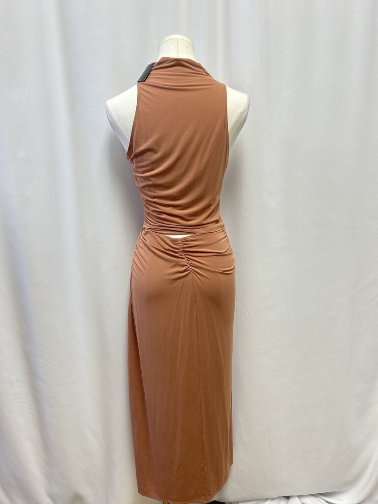 A.L.C. Mocha Ruched Top and Skirt Set