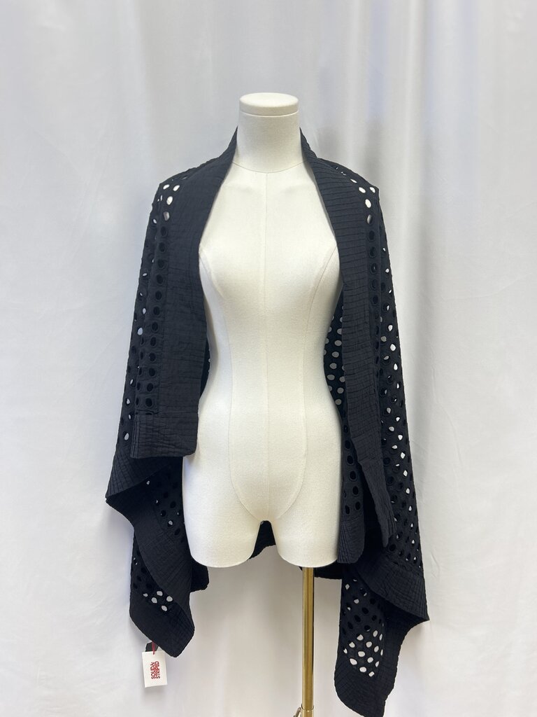 Solid & Striped Black Pareo