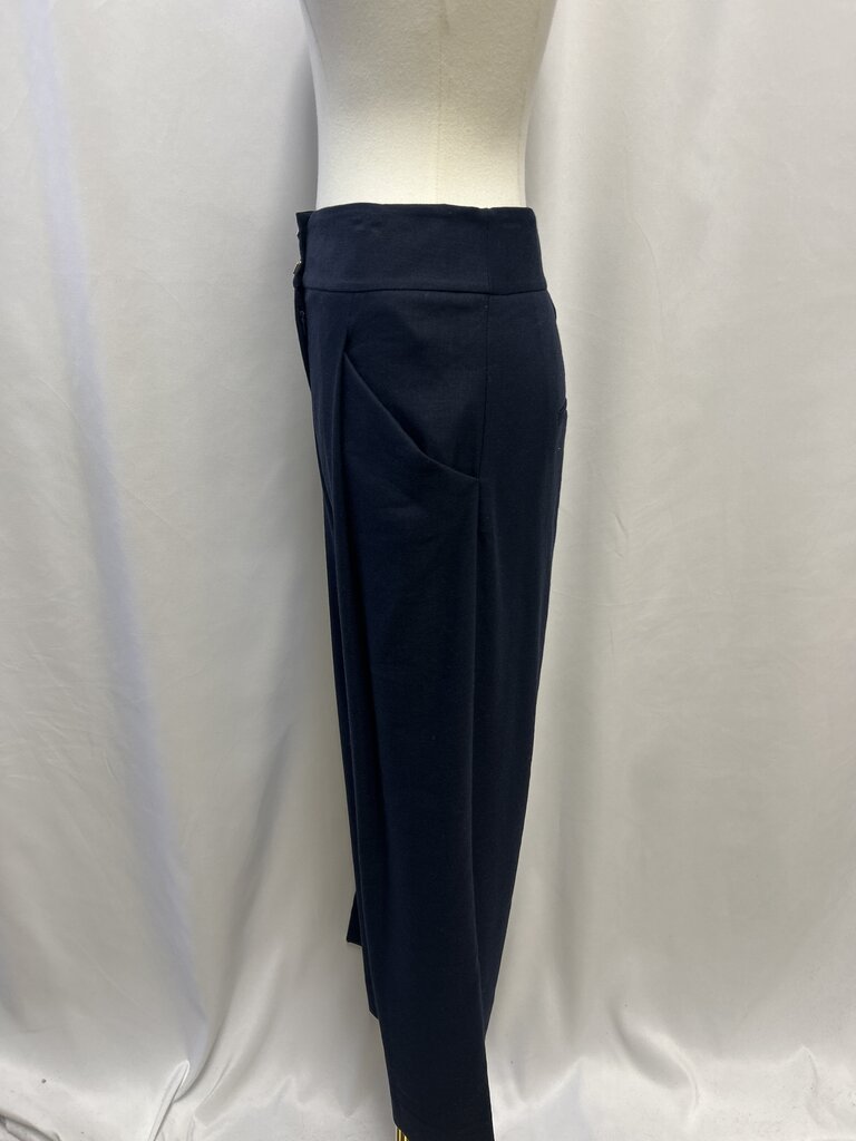Veronica Beard Blue Pleated Trouser
