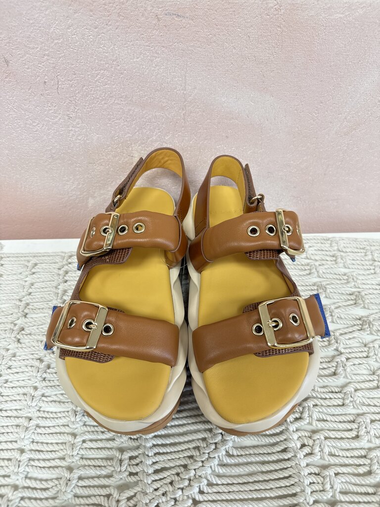 4ccccees Tan Lug Sole Slingback