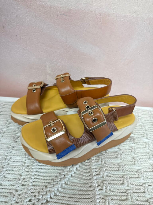 4ccccees Tan Lug Sole Slingback