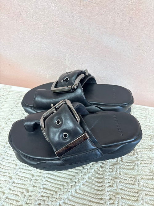 4ccccees Black Lug Sole Slides