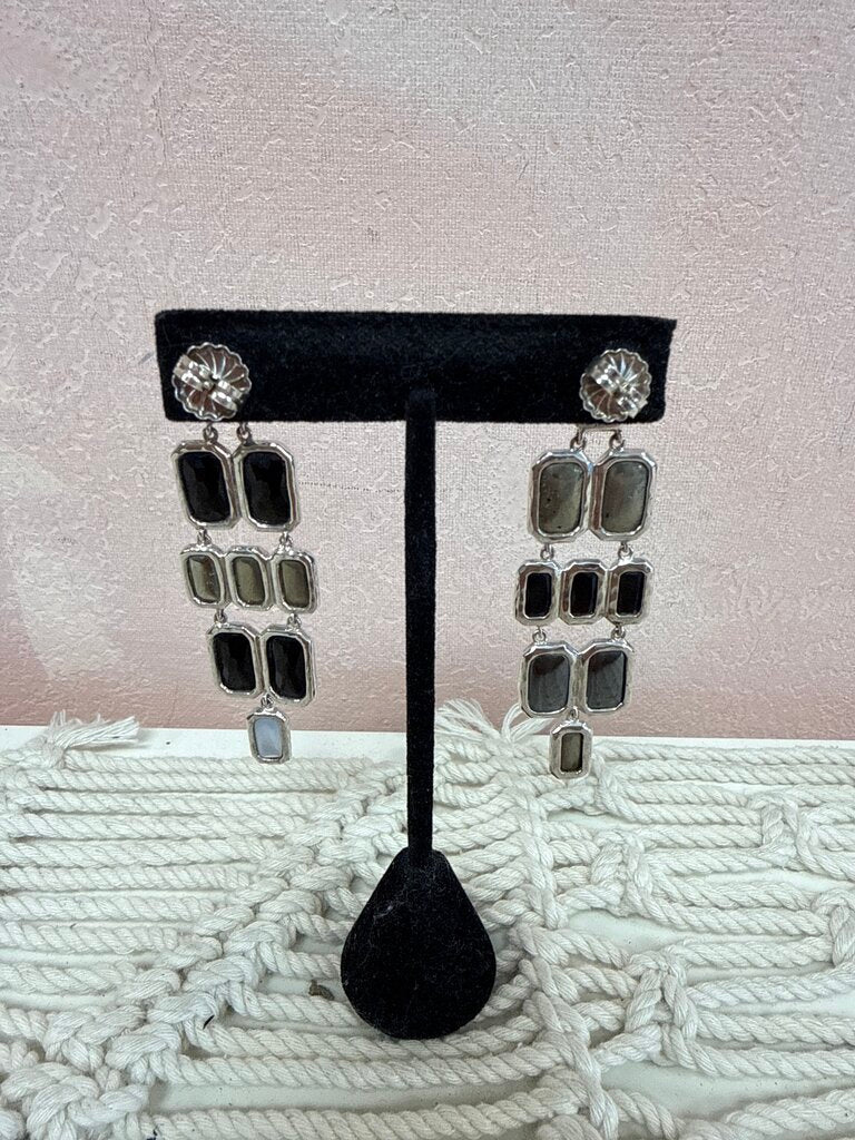 Ippolita Amethyst and Mult Stone Chandalier Earring
