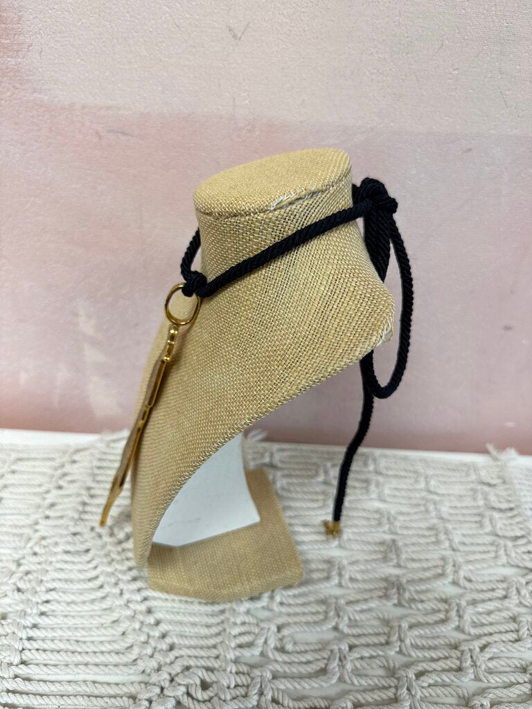 YSL Silhouette Pendant Necklace