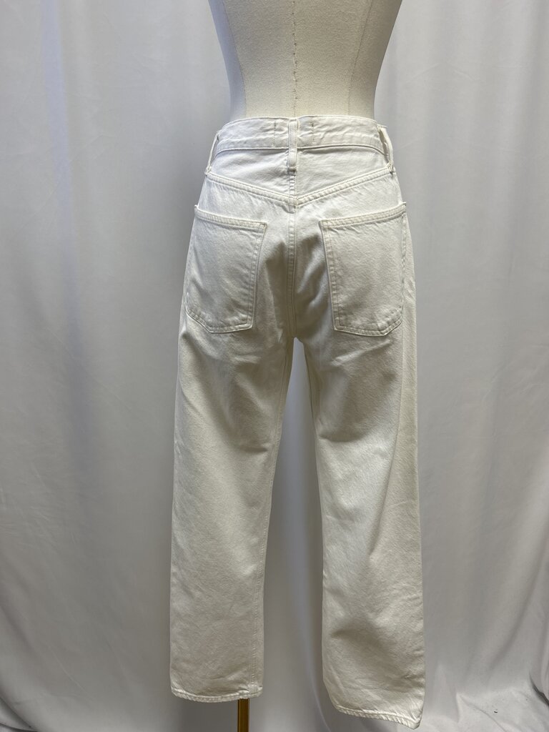 AGOLDE White Straight Leg Jean