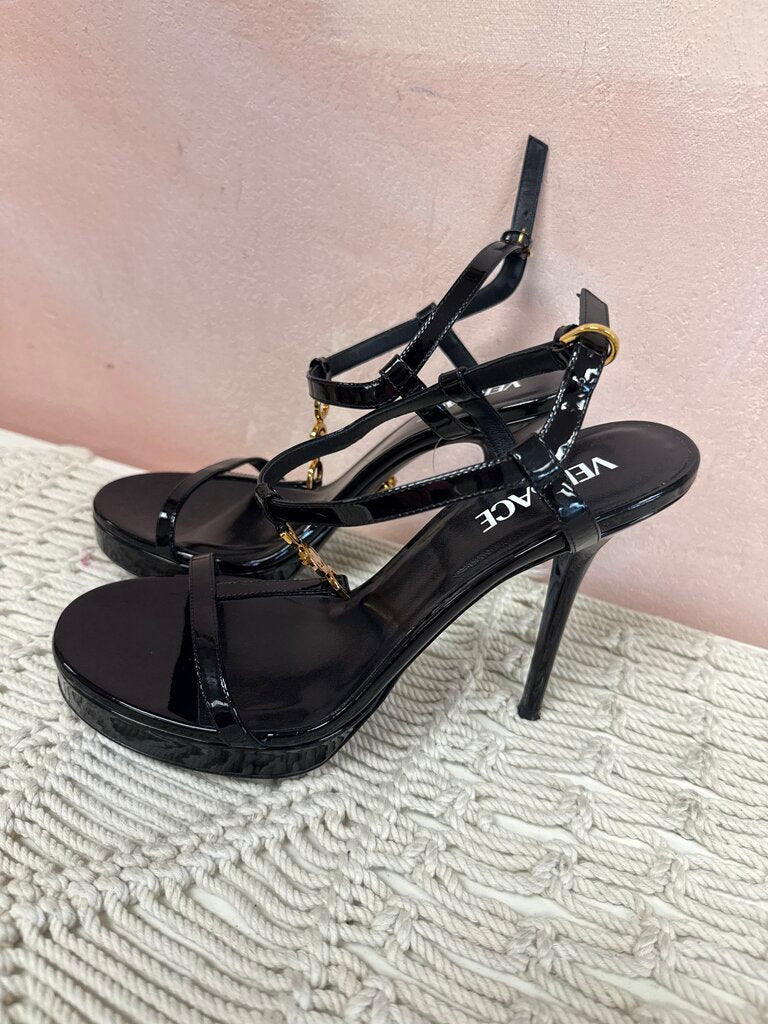Versace Black Patent Medusa 95 Heel w/Box