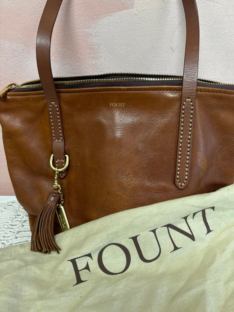 Fount Brown Bellfield Tote