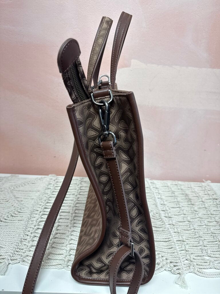 Telfar Brown Jacquard Shopper