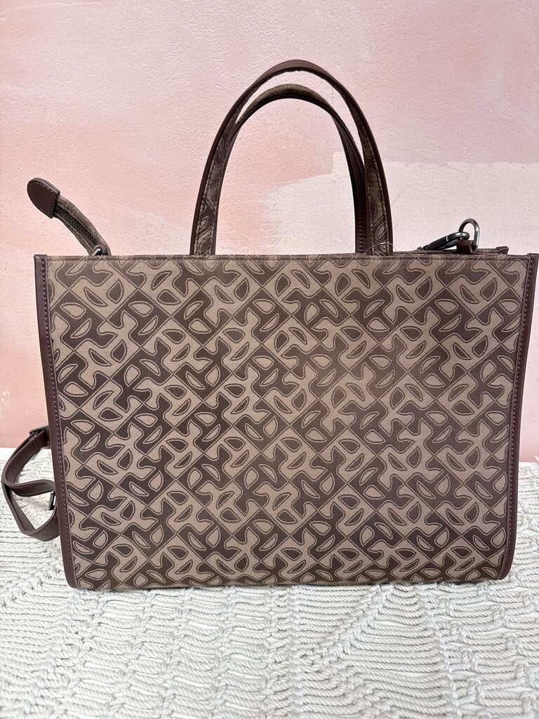 Telfar Brown Jacquard Shopper