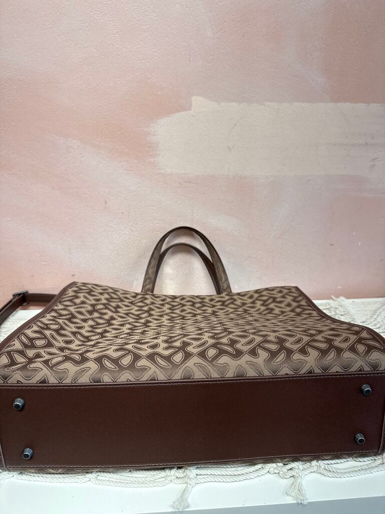 Telfar Brown Jacquard Shopper