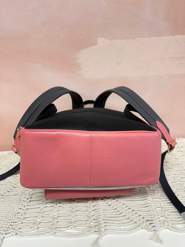 Coach Pink and White Backpack NWT