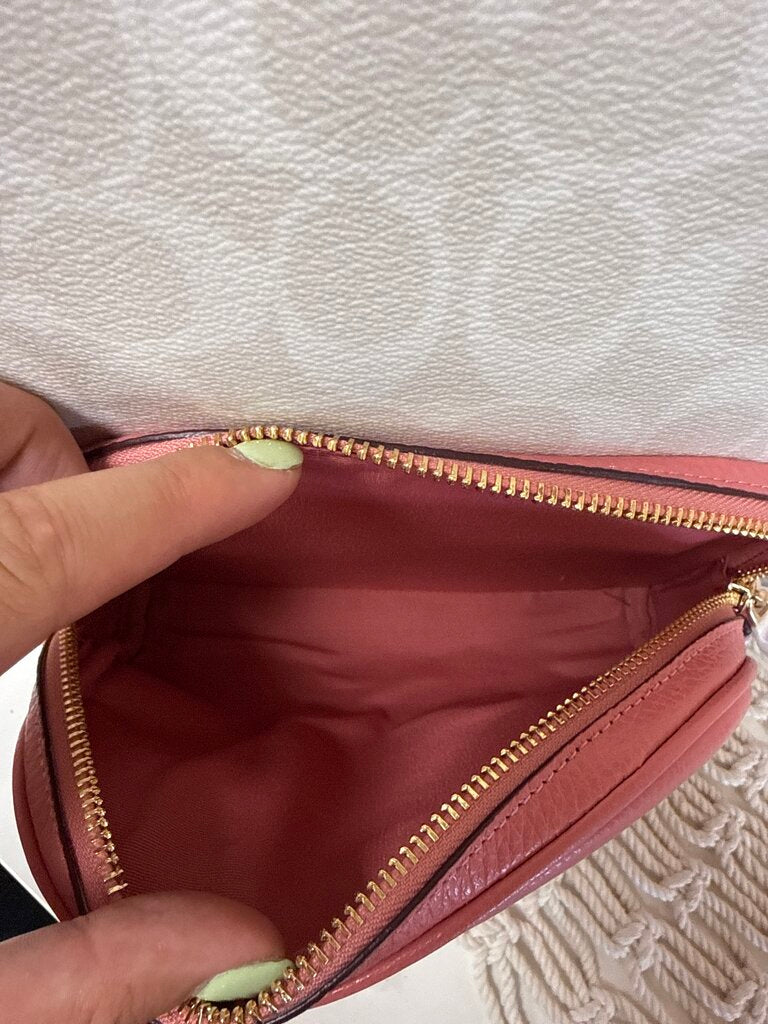 Coach Pink and White Backpack NWT