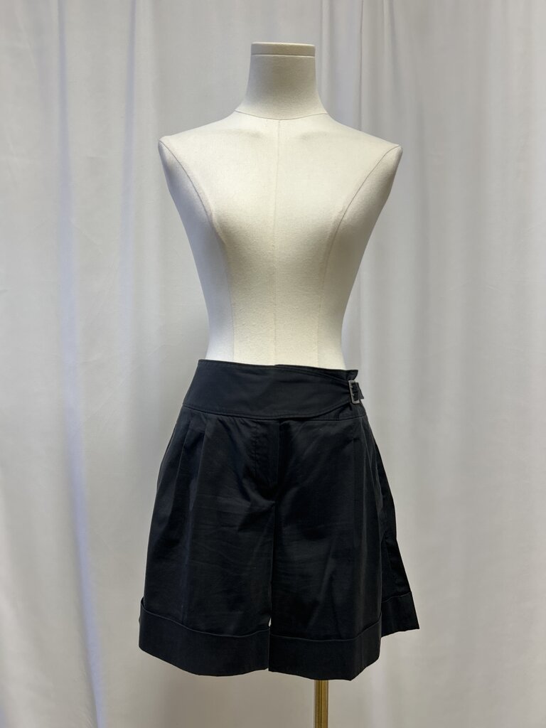 Theory Black Pleated Short