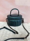 Coach Green Quilted Trail Bag