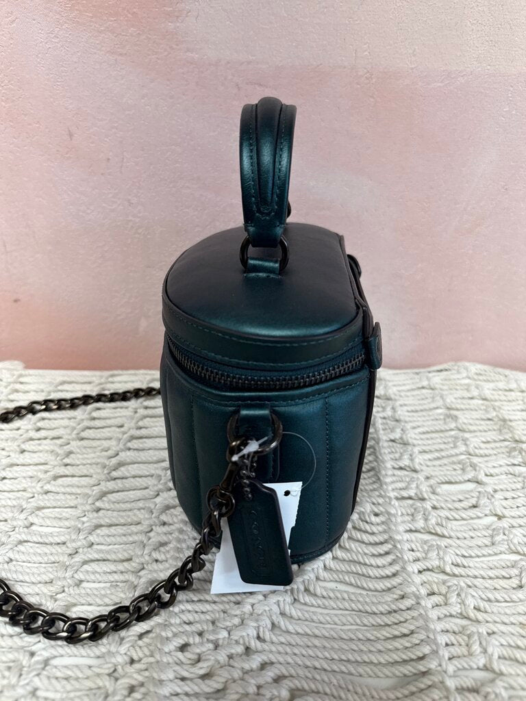 Coach Green Quilted Trail Bag