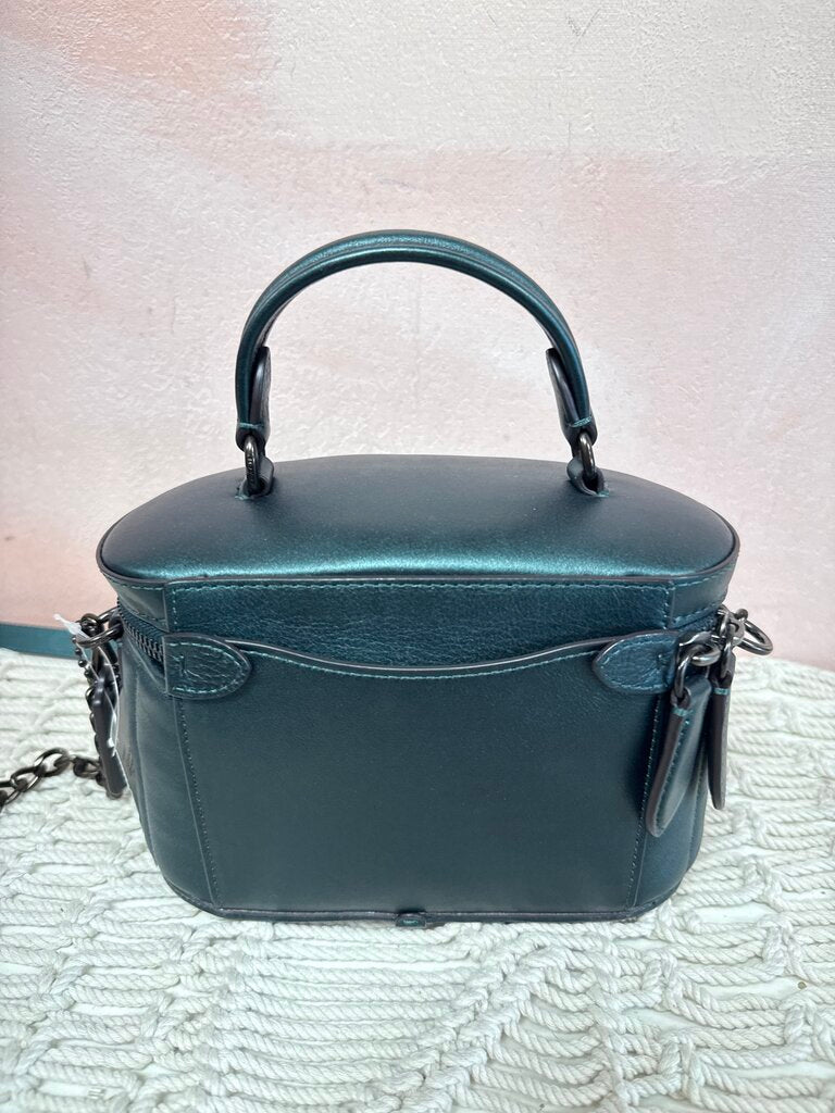 Coach Green Quilted Trail Bag