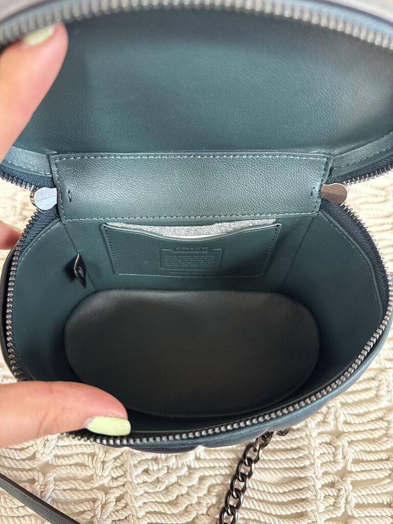Coach Green Quilted Trail Bag