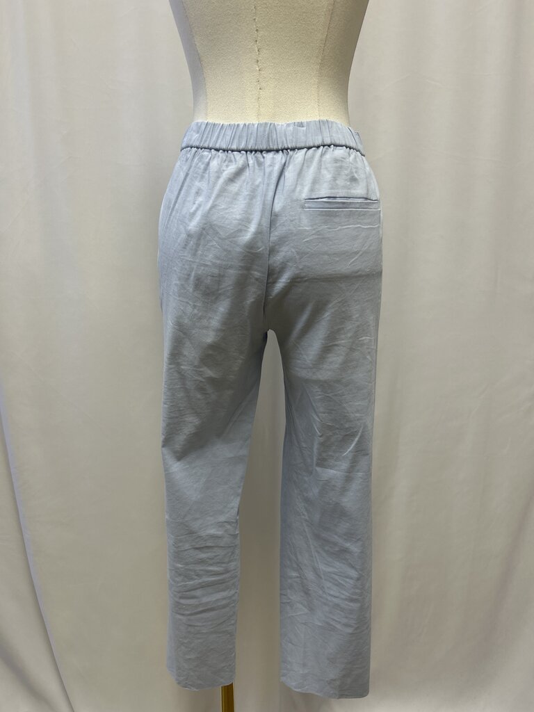 Theory Light Blue Striaght Trouser