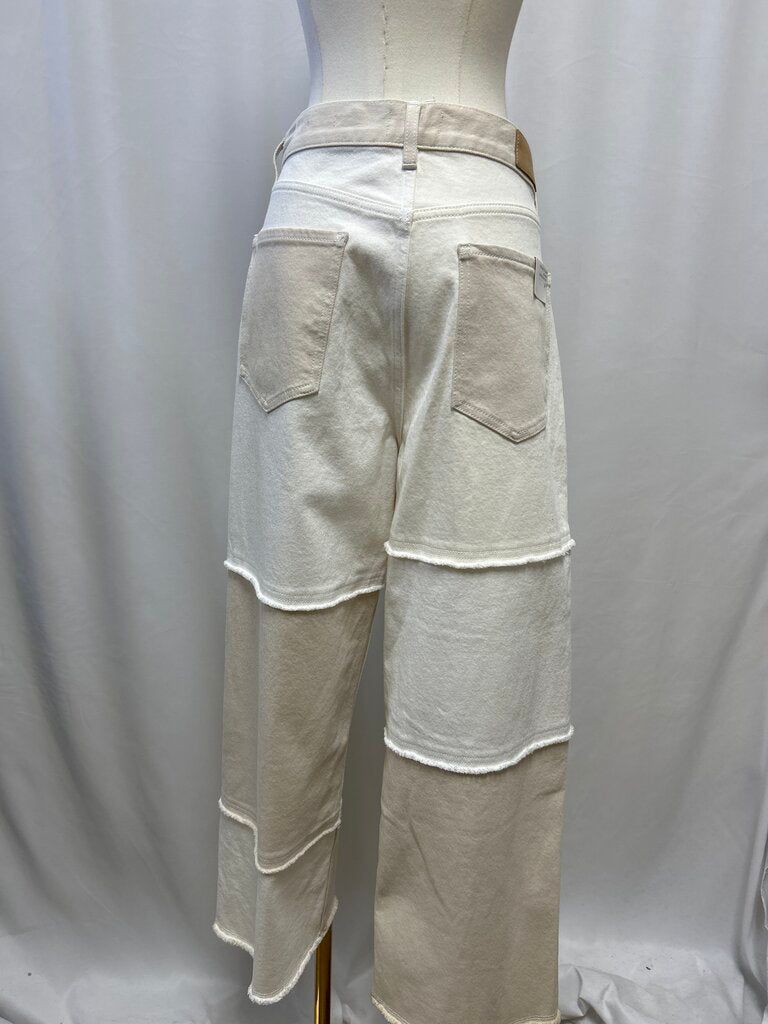 Rails White Colorblock Jean