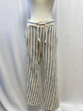 Vintage Havana Blue Striped Terry Pant