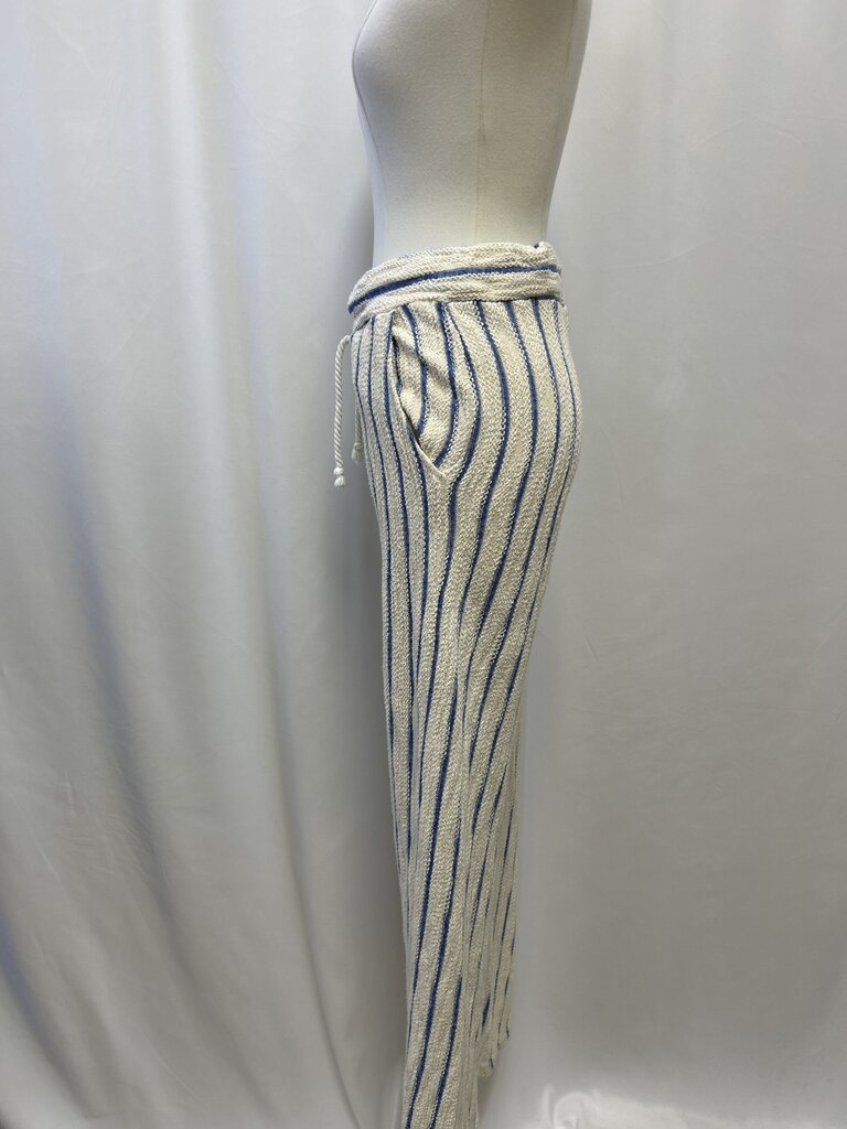 Vintage Havana Blue Striped Terry Pant