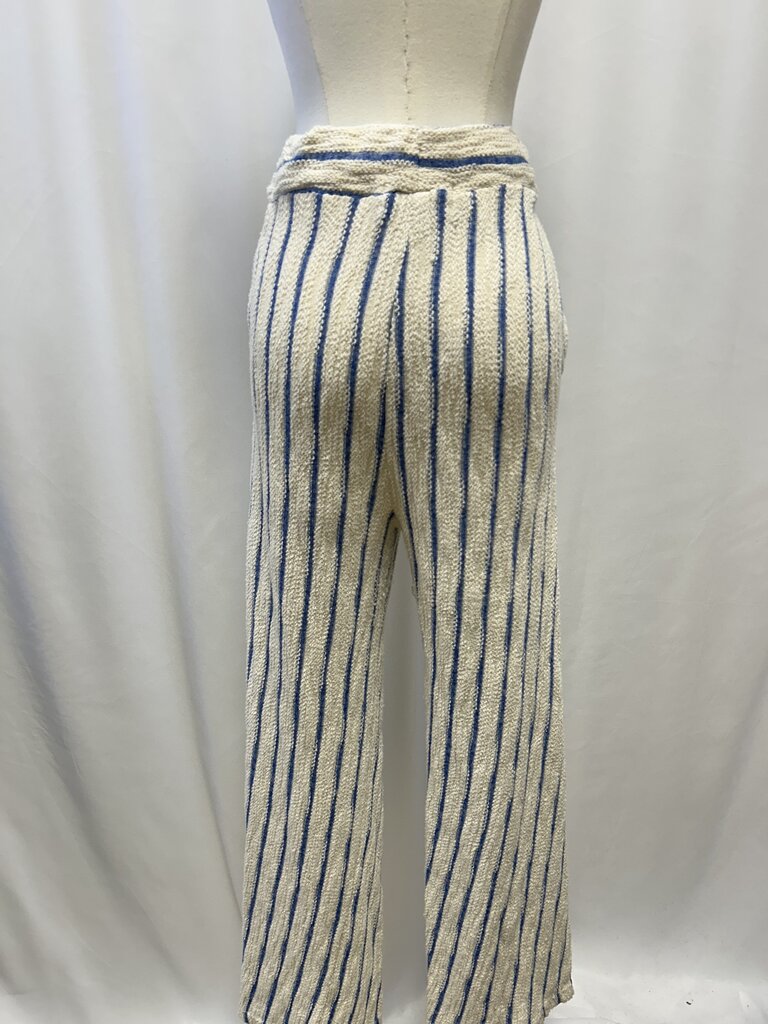 Vintage Havana Blue Striped Terry Pant