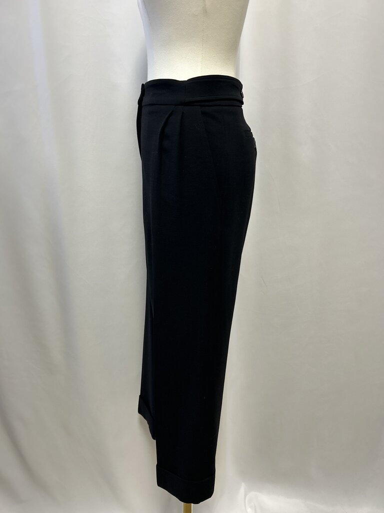 Max Mara Black Cuffed Trouser