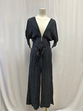 Faithful the Brank Black Striped Jumpsuit