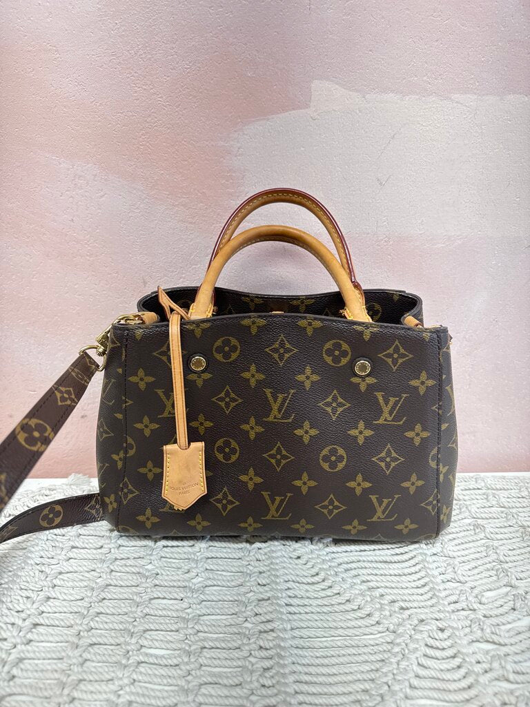 Louis Vuitton Monogram Montaigne BB Shoulder Bag w/Box and Dustbag