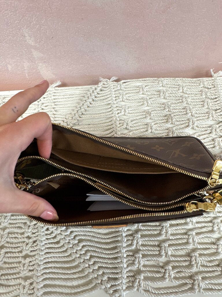 Louis Vuitton Monogram Kaki Multi-Pochette Crossbody w/Box