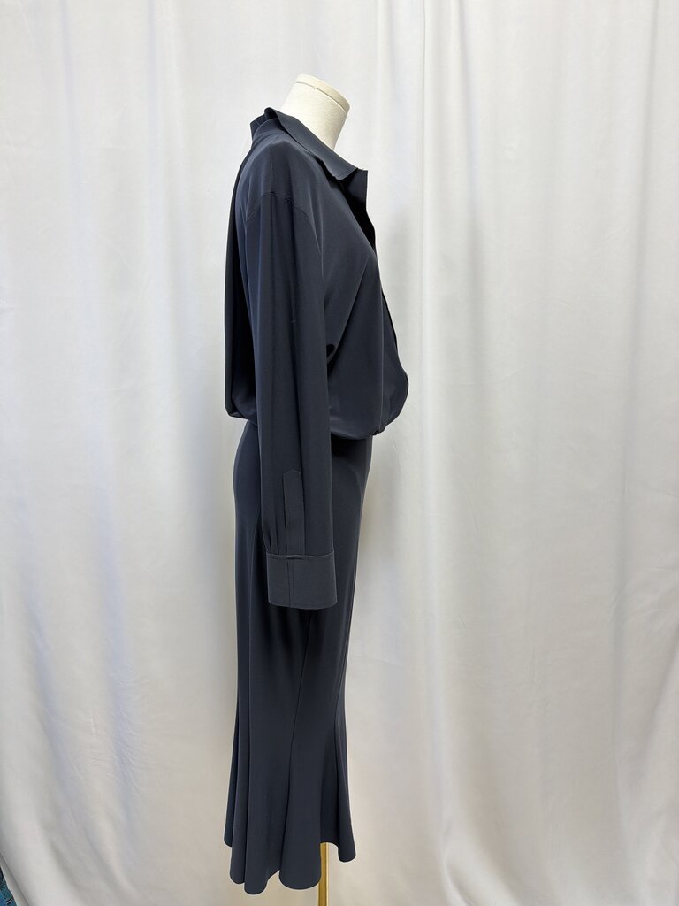 Norma Kamali Pewter Maxi Dress