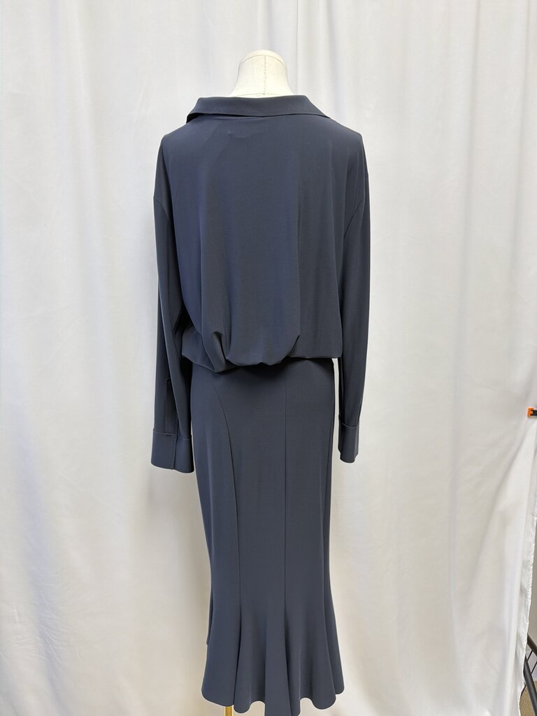Norma Kamali Pewter Maxi Dress