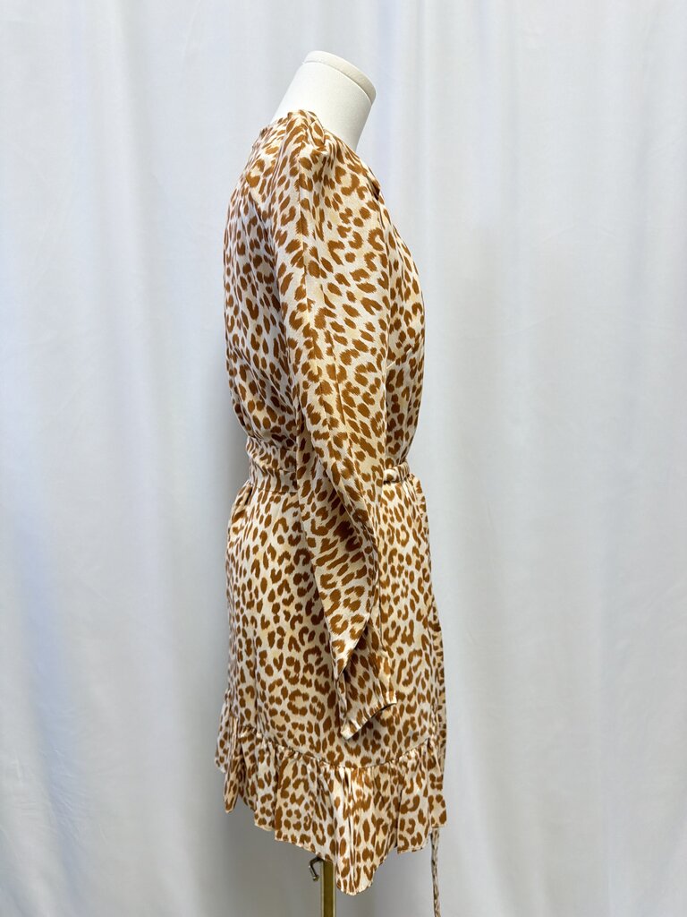 Ulla Johnson Animal Print Belted Dress