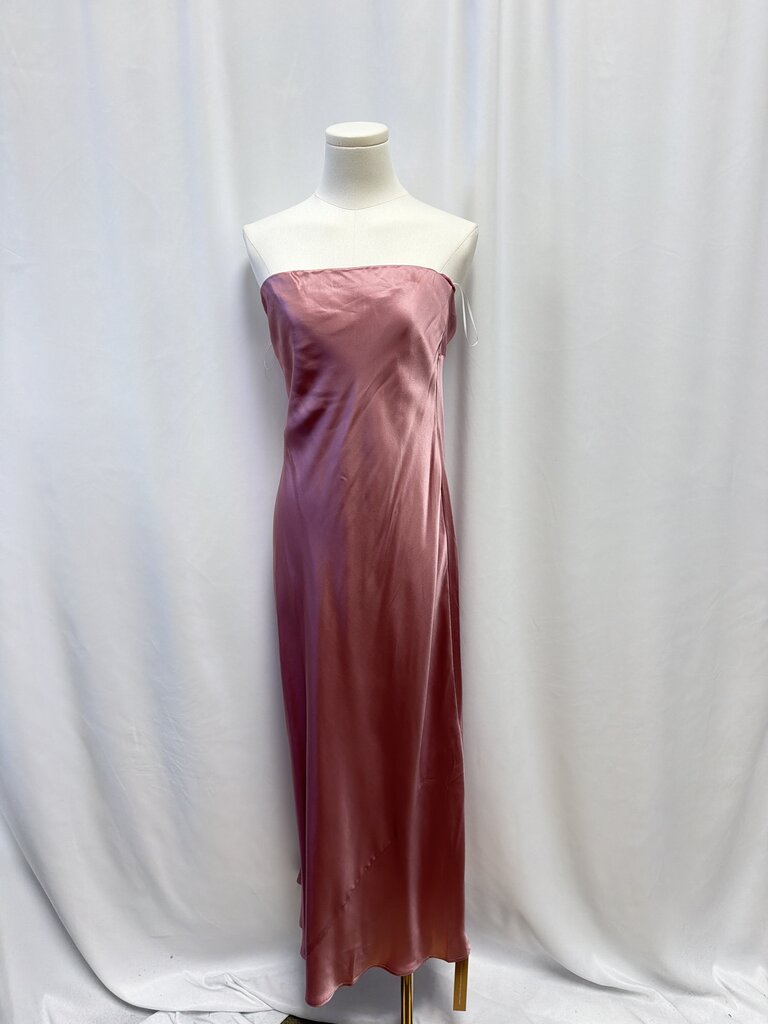 Reformation Rose Silk Strapless Maxi Dress NWT