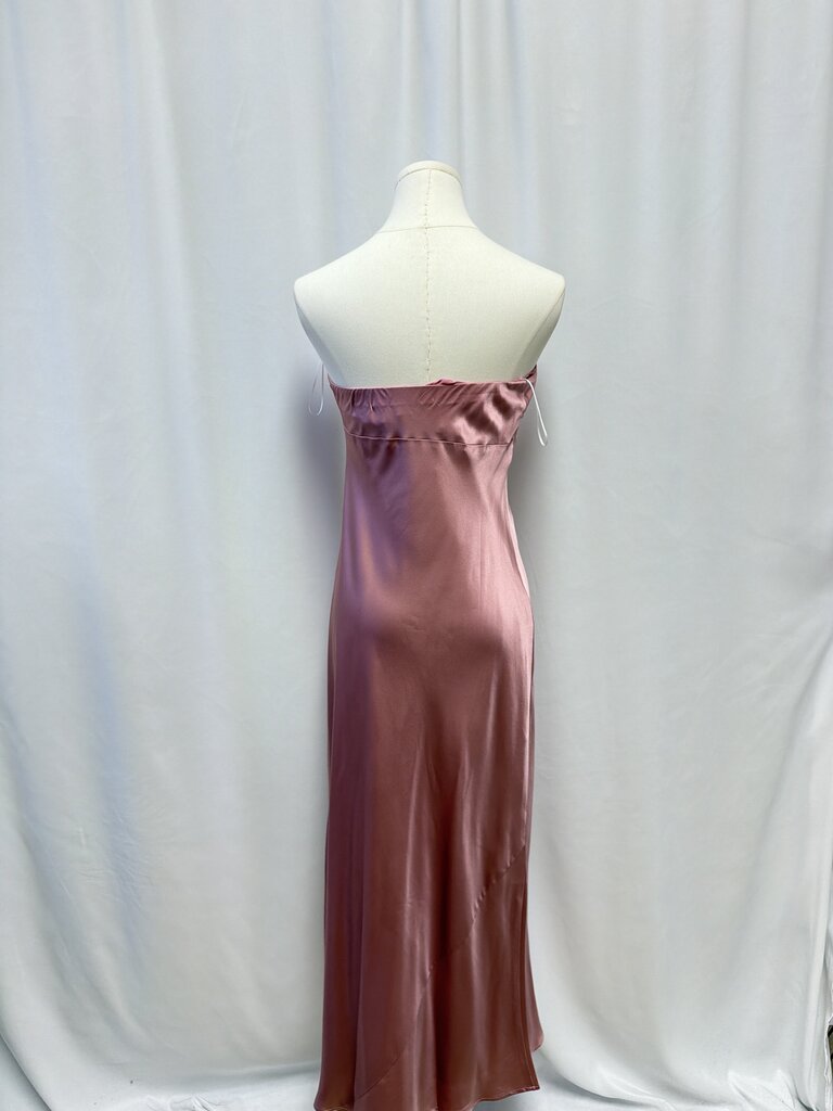 Reformation Rose Silk Strapless Maxi Dress NWT