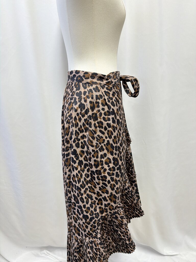 Mare Mare Animal Print Wrap Maxi Skirt