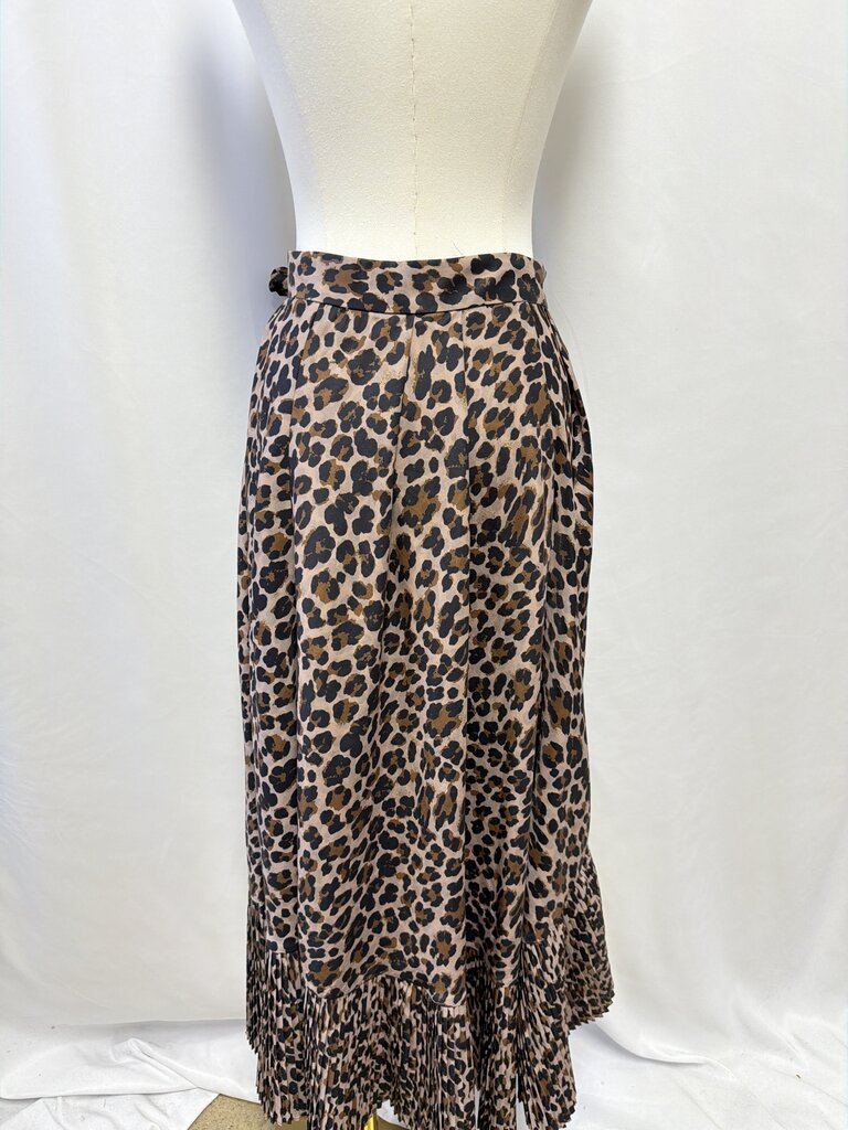 Mare Mare Animal Print Wrap Maxi Skirt