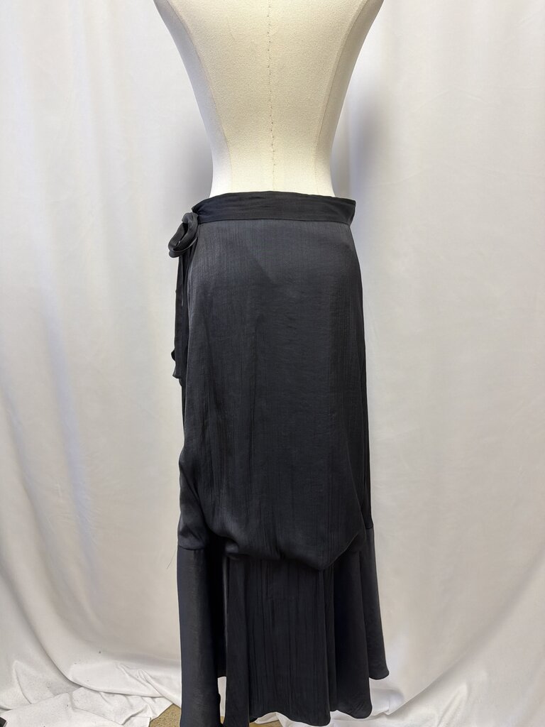 Maeve Black Wrap Maxi Skirt