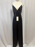 Rivet. Utility Black Slip Dress NWT