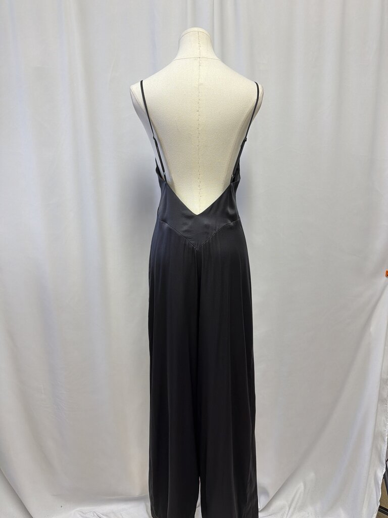 Rivet. Utility Black Slip Dress NWT
