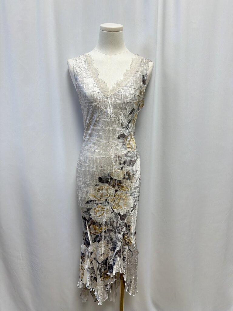 Komarov White Multi Print Tank Dress