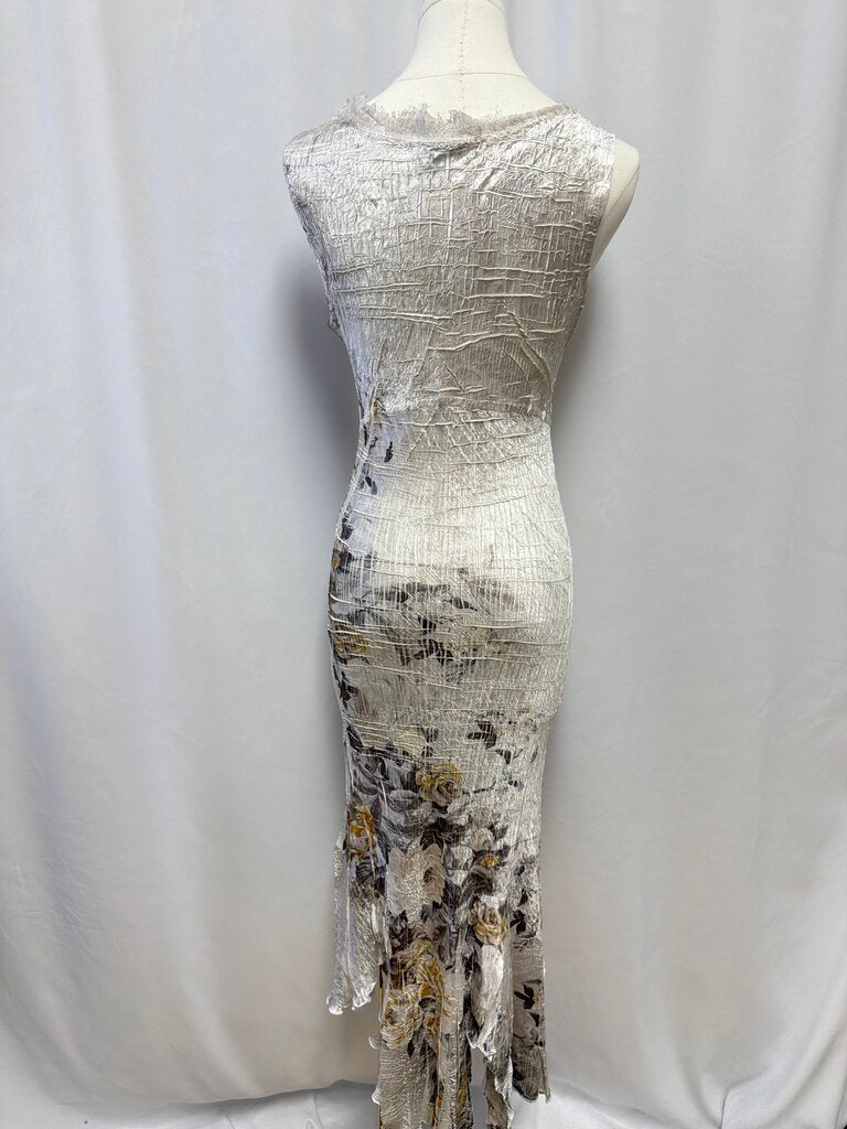 Komarov White Multi Print Tank Dress